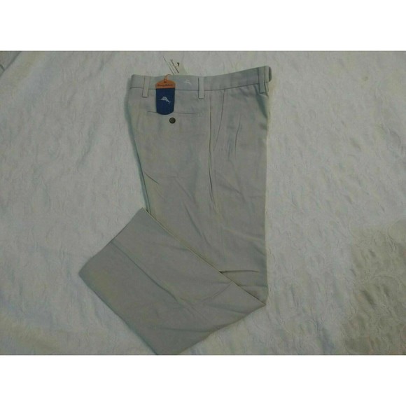 TOMMY BAHAMA NEW ST THOMAS PANTS MENS SIZE 30X30 ABBEY STONE ZIP FLY NEW NWT